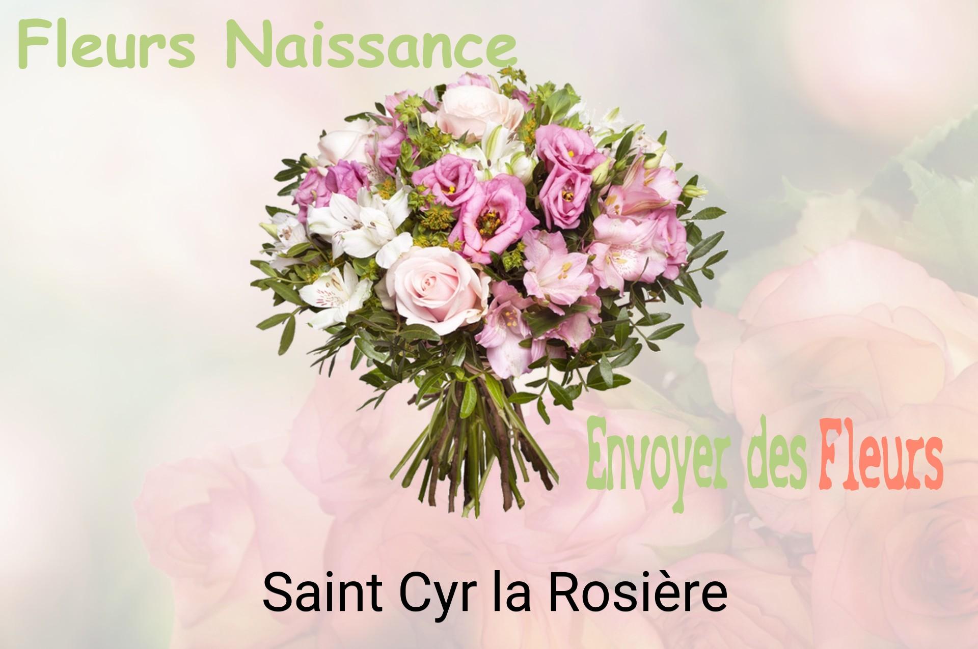 Bouquet de fleurs de naissance livré à Saint-Cyr-la-Rosière