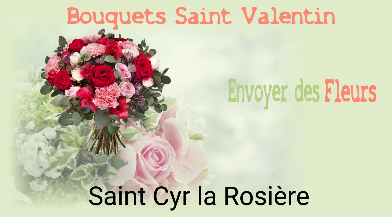 Roses de Saint-Valentin livrées à Saint-Cyr-la-Rosière